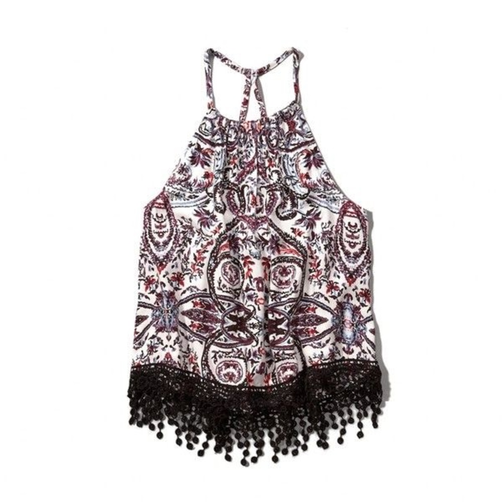 Abercrombie Swingy High Neck Tank